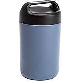 Goodful Stainless Steel Food Jar, Double Wall Vacuum Sealed Insulated Food Storage Container with Carry Handle Lid, 16-Ounce, Deep Blue