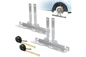 Gifeerory 2 Pack Wheel Alignment Tool with Connection Sheet, New Upgrade Toe Alignment Tool Plates, Heavy Duty Toe Alignment 