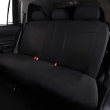 Flying Banner Black Jacquard Car Seat Covers Full Set Airbag Compatible view 8
