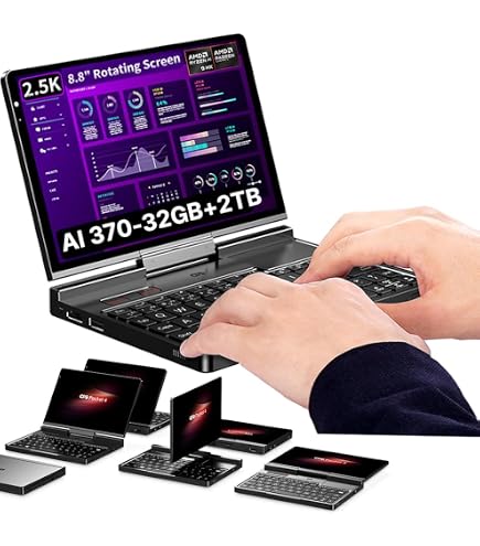 Amazon.com : GPD Pocket 4: Mini Laptop with AMD Ryzen AI 9 HX 370