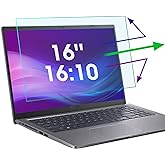 2 Pack 16 Inch Anti Blue Light Screen Protector for Lenovo/Dell/HP/ASUS/LG, Reduce Eye Strain Anti Glare Blue Light Blocking Screen Protector for 16’’ with 1920x1200 Resolution Laptop