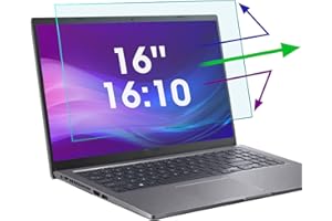 ANTOGOO V 2 Pack 16 Inch Anti Blue Light Screen Protector for Lenovo/Dell/HP/ASUS/LG, Reduce Eye Strain Anti Glare Blue Light Blocking Screen Protector for 16’’ with 1920x1200 Resolution Laptop