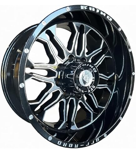 Amazon.com: Vision 412 Rocker 20x12 8x170-51mm Gloss Black Wheel