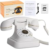 ROOMEDAL Audio Guest Book Wedding Phone, Vintage Voice Message Recorder Telephone with Premium Gift Box for Special Events, Bridal Shower, Birthday Party, Baby Shower, Anniversary, Engagement