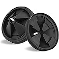 Garbage Disposal Splash Guards, 3 3/8" EPDM Rubber Drain Insert for InSinkErator Evolution Series 2024 Upgraded Rubber QCB-AM Sink Disposal Splash Guard（2-Pack）