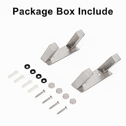HarJue Bath Towel Hooks, 304 Stainless Steel Robe