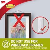 Command Wire-Backed Picture Hanger Value Pack 3 Hangers 6 Strips White view 5