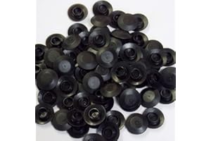3/4-inch Plugs - Recessed Mounting - Suitable for Automotive Body Grilles, Radiators, and Furniture Panels (100pcs)