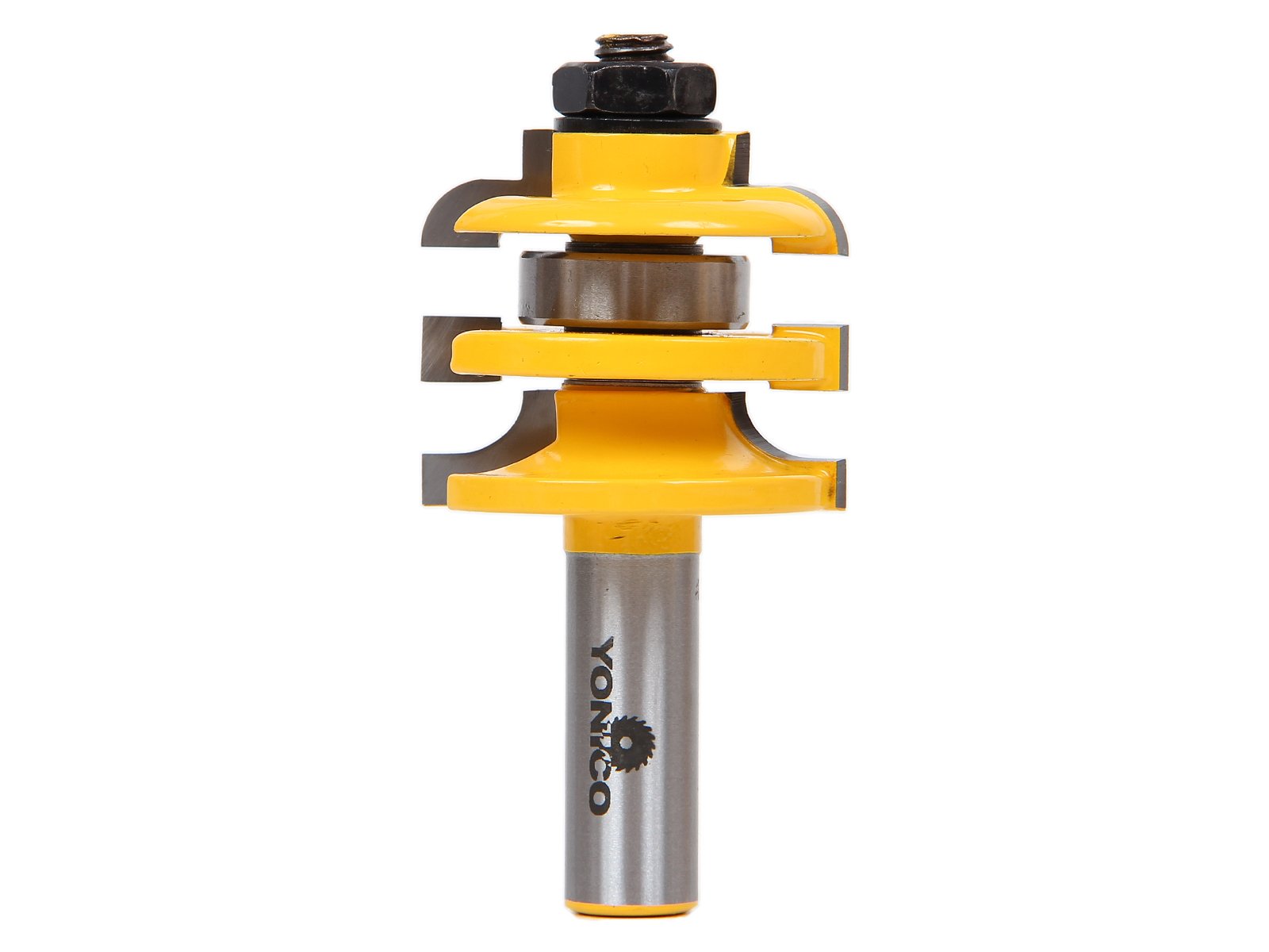 Yonico 12119 - Stacked Rail and Stile Router Bit, Cove - Stock Size: 3/4" to 7/8" - 1/2" Shank โ image 1