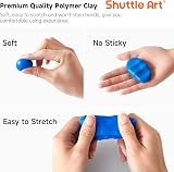 Shuttle Art Polymer Clay Kit 50 Colours 19 Tools 10 Accessories Non-Toxic view 7