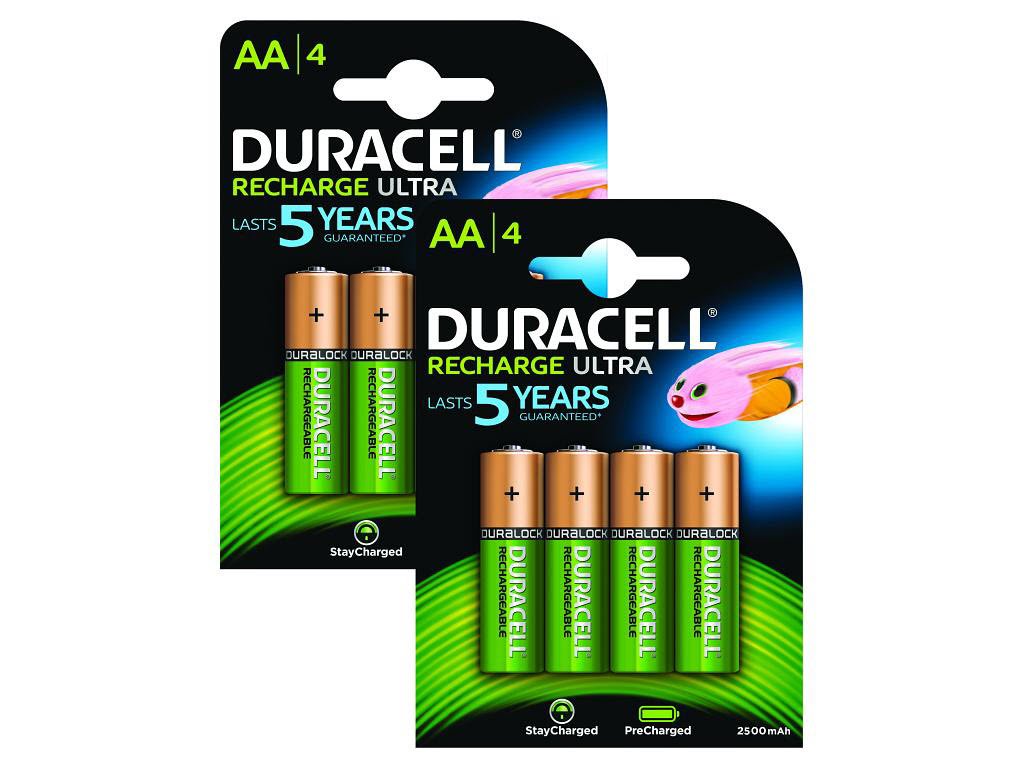 Duracell Pre Charged Rechargeable 2400mAh AA BatteriesPack of 8 eBay