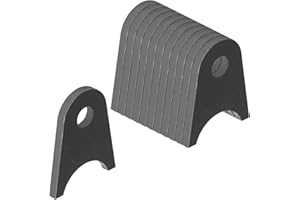 Fanmao 12 Pack Weld-On Shock Tabs Fit 1.5" Round Tube, 2-1/2" Height, Chassis Tube Mount Brackets