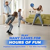 ZOPPER Fun Sport Foam Football 20cm Blue Indoor Outdoor Plush Ball view 5