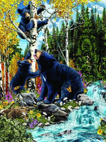 15 Black Bears 1000 pc Jigsaw Puzzle