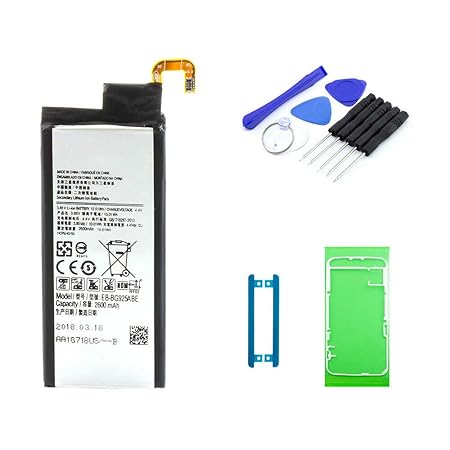 kaputt.de AKKU Set Batterie für Samsung Galaxy S6 Edge | 2600 mAh | 3,85 V | EB-BG925ABE | Reparaturset