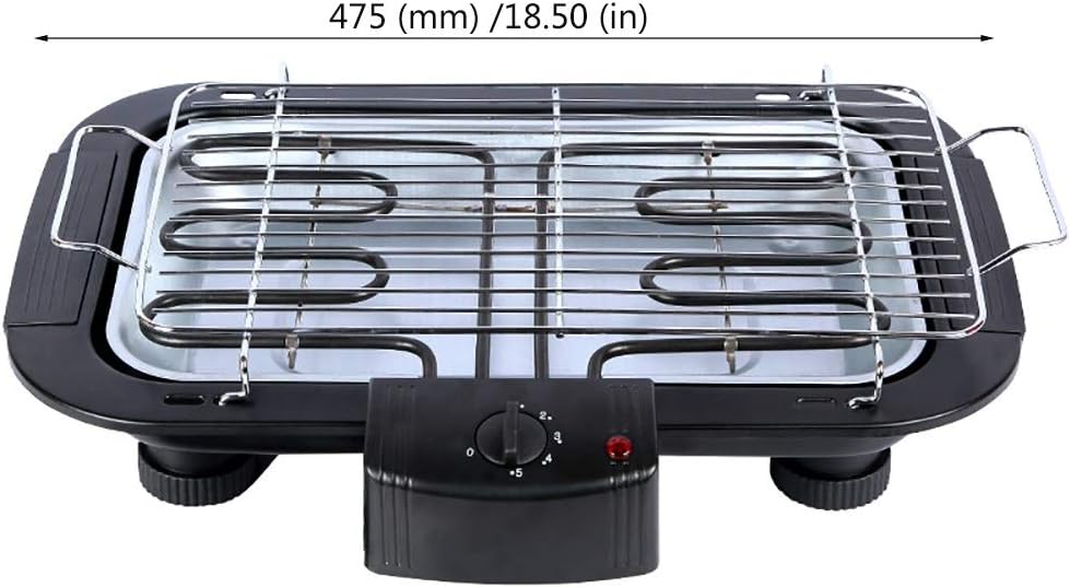 review Nologo W-XS1 Electric Grill,Five-Step Temperature Adjustment,with Five-Step Adjustment,Easy to Control Fire,Suitable for Home Kitchen and Outdoor Barbecue,Convenient