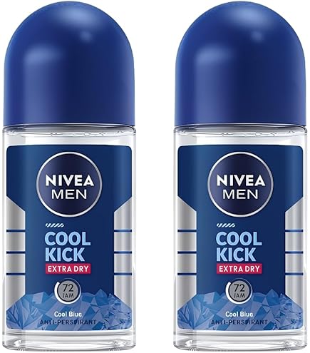 Amazon.com : Nivea Men Roll On Deodorant Cool Kick Extra Dry