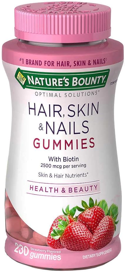 Amazon Com Natures Bounty Meiiv Hair Skin And Nails 230 Gummies