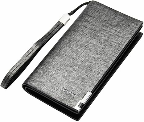 Amazon Baellerry 厳選puレザー財布カードケース 財布 長財布 メンズ レディース 革 レザー 皮 サイフ 長サイフ メンズ レディース メンズ財布 メンズウォレット グレー 財布