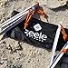 Zeele Outdoor Beach Blanket Sand Proof - Med. Sea Foam/Dk. Grey