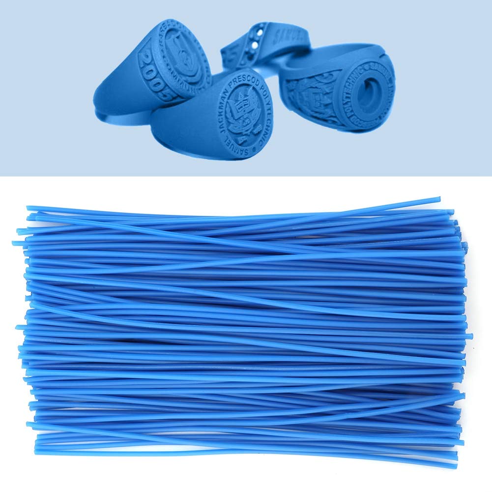 Hapivida Casting Wax Lines, 3mm Round Wax Wire Jewelry Wax Line, Jewelry Modeling Making Ring Modeling Making Tool for DIY Craft Ring Making