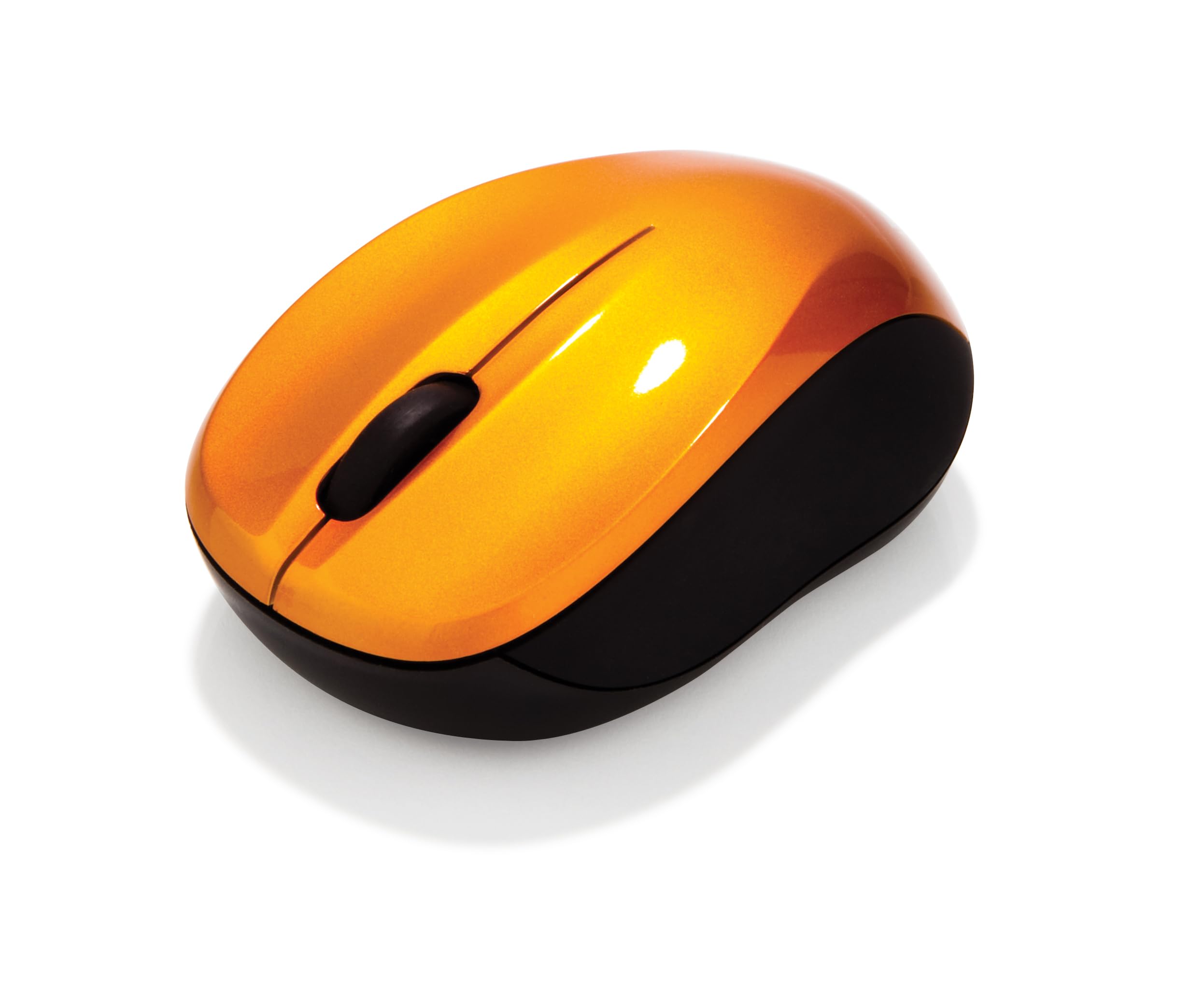Verbatim GO NANO Wireless Mouse - Optical Wireless Mouse for PC and Mac with 2.4 GHz, 1600 dpi Resolution, Nano Receiver, orange