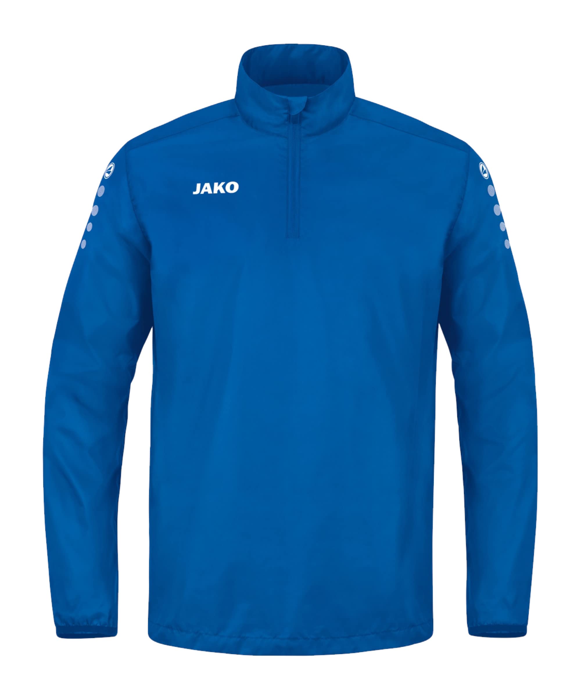 JAKO Men's Rainzip Team All-Weather Sweat/Zip top, Royal, S
