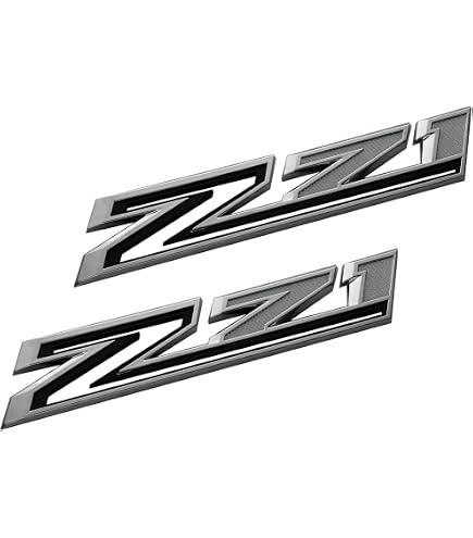 2024 Silverado 1500 | Black Emblems | Nameplate | Z71 | Set of 3