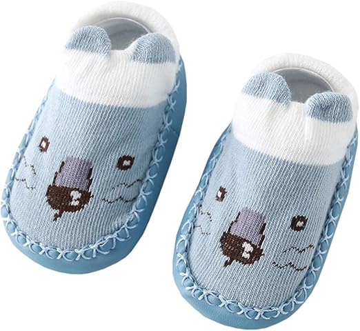 Amazon Co Jp ベビーシューズ 滑り止め シューズソックス 可愛い ファーストシューズ トレーニングシューズ 赤ちゃん 靴下 ベビー靴 出産祝い らむねこあら 11cm ホビー
