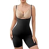 Mosebo Shapewear for Women Tummy Control Open Bust Body Shaper Seamless Compression Waist Trainer Bodysuit