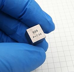 Samarium Cube - 10mm Pure Metal Element Cubes
