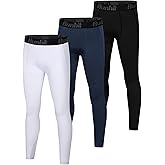Runhit Boys Compression Leggings,Youth Athletic Tights Basketball Compression Pants,Boys Base Layer Pants Sports Legging