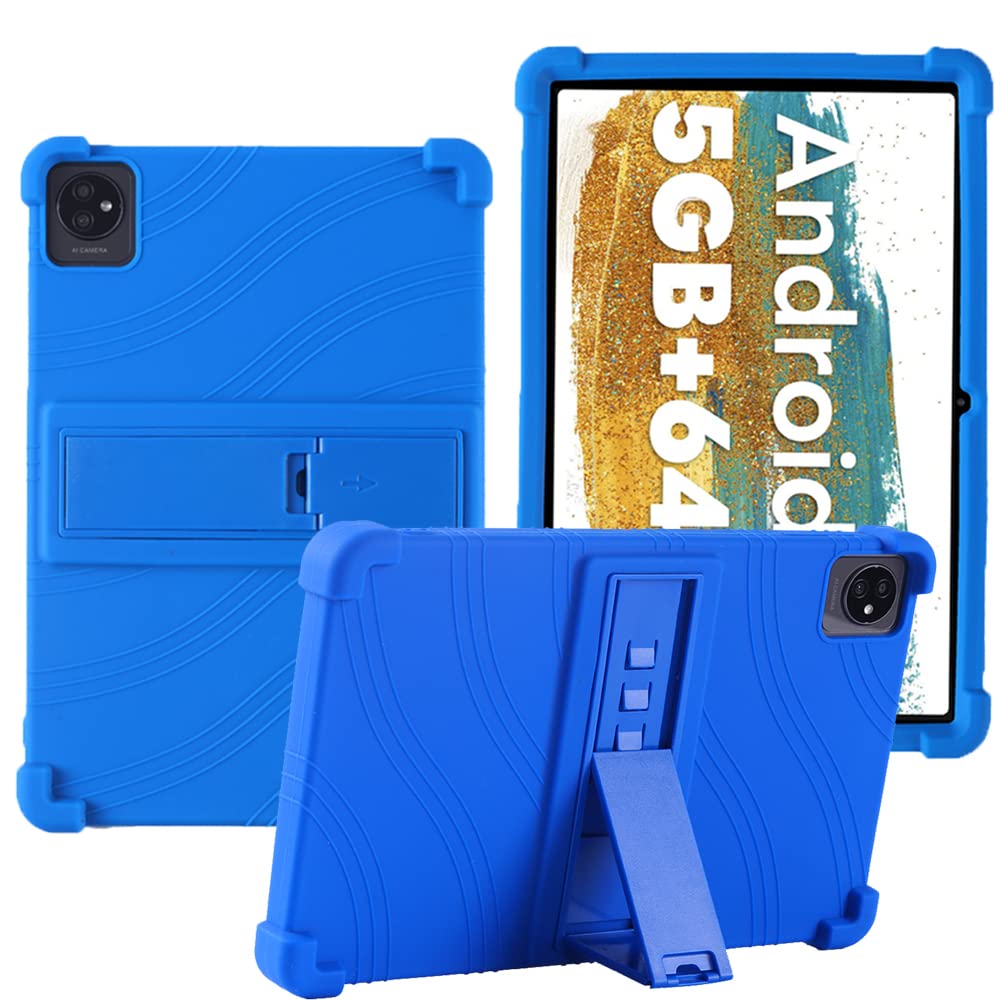 YHFZR Case for Blackview Tab 7 WiFi, Soft Kid Friendly Light Weight Build in Kickstand Protective Case for Blackview Tab 7 WiFi Tablet 10 Inch, Dark Blue — image 1