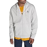 Converse Mens Left Chest Star Chevron Embroidered Full Zip Hoodie