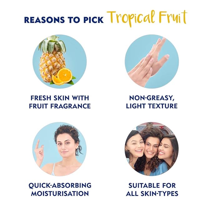 nivea soft tropical fruit