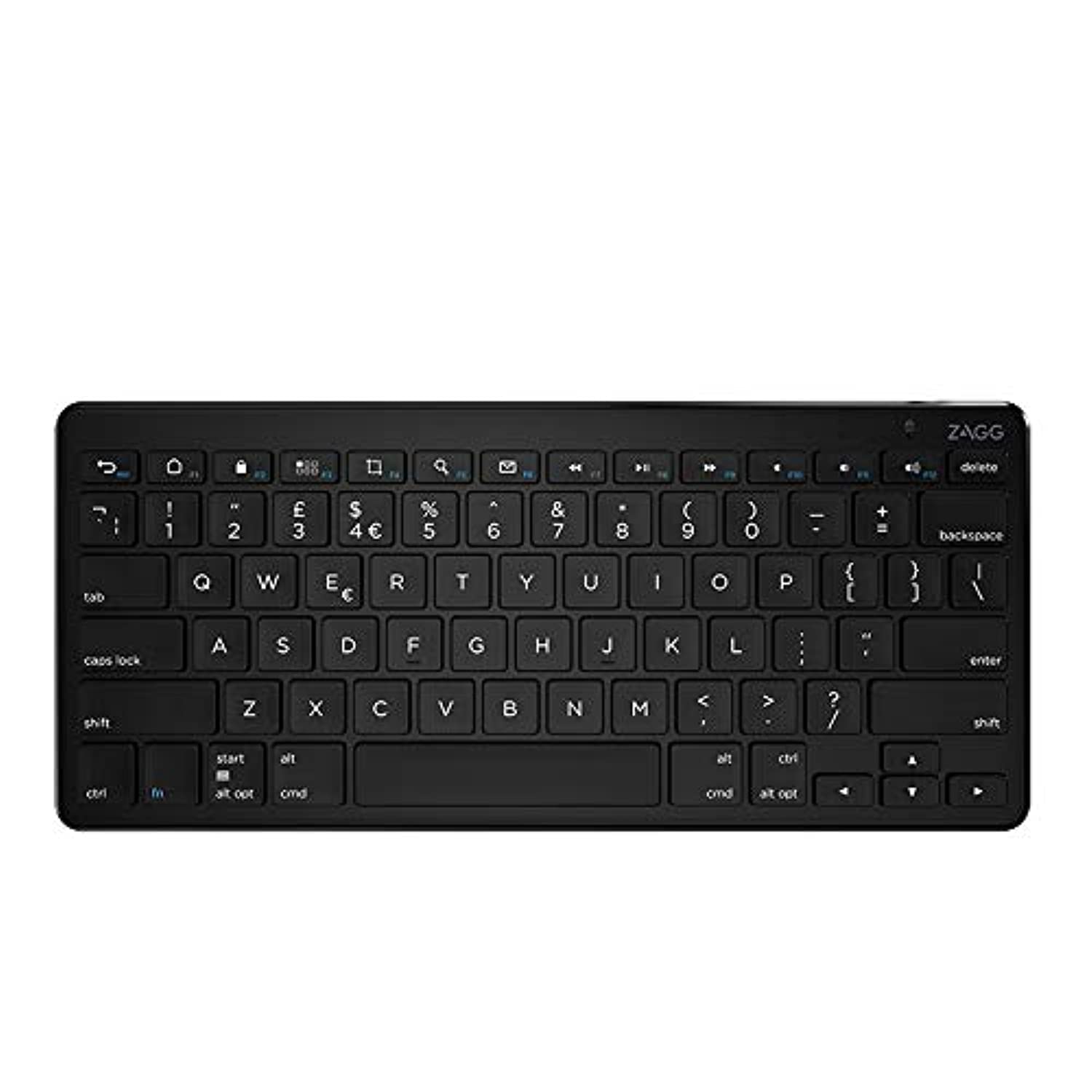 ZAGG Wireless Keyboard, Bluetooth, USB, Universal, (Black), (English UK)