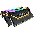Corsair Vengeance RGB PRO 16GB (2x8GB) DDR4 3200MHz C16 TUF Gaming Edition Desktop Memory (10 Ultra-Bright RGB LEDs, Custom Performance PCB, Tight Response Times, Intel XMP 2.0 Support) Black