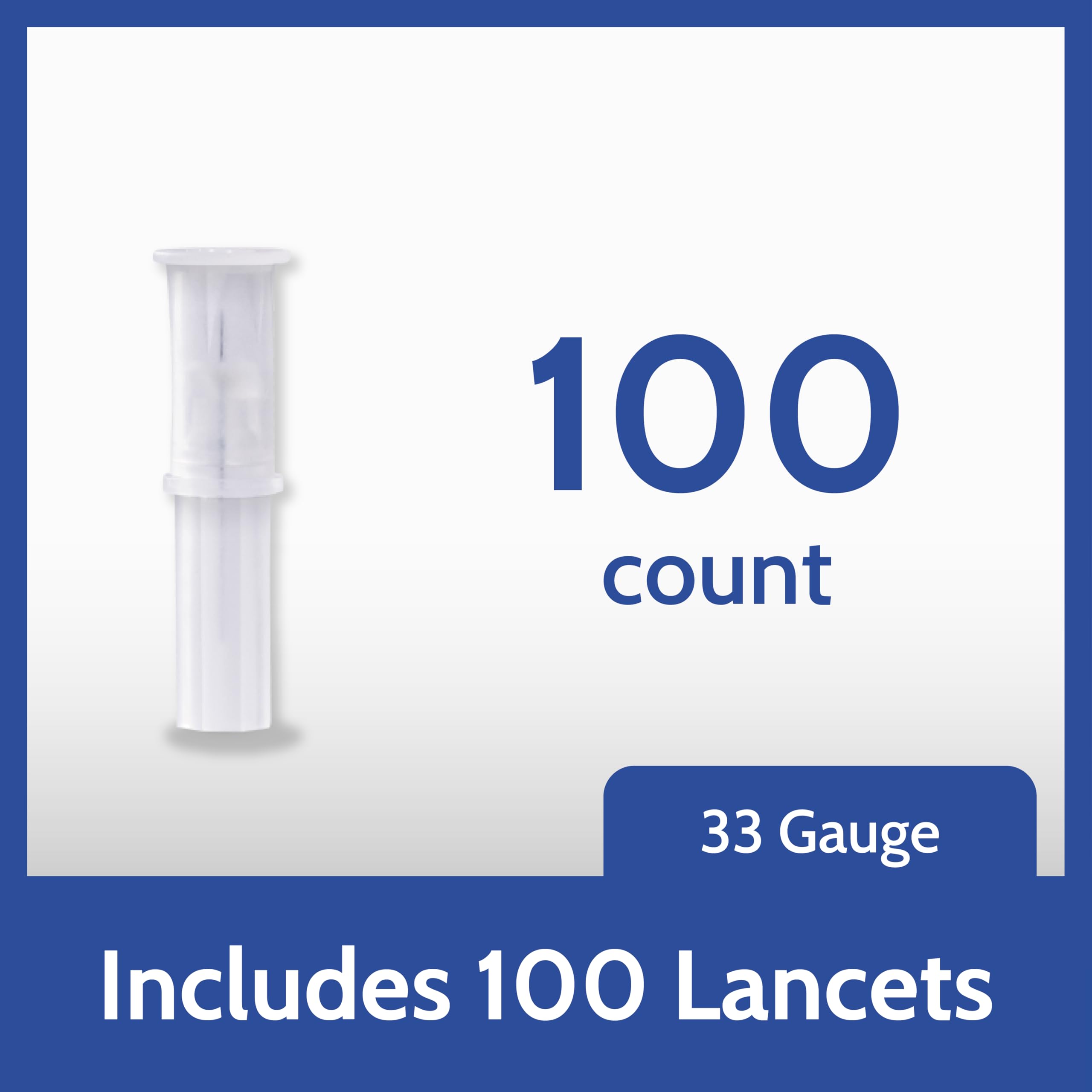 AgaMatrix Lancets, 33 Gauge, 100 Count Box
