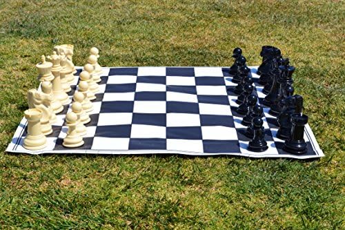 MegaChess Giant Plastic Chess Set with an 8 inch King