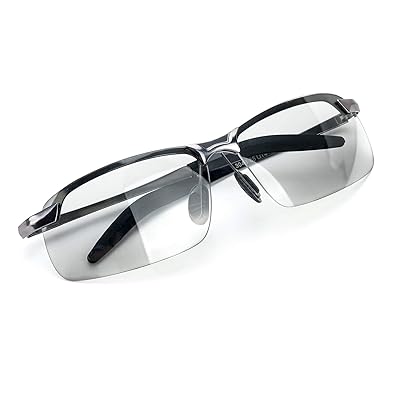 Men Polarized Photochromic Sunglasses Transition Lens UV400 Driving Glasses New - Foto 9