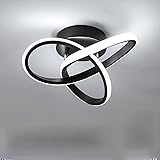 DAXGD Modern LED Ceiling Light 19W Spiral Design