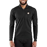 Carhartt Men's Force Heavyweight Heathered Knit Base Layer Crewneck Pocket Top