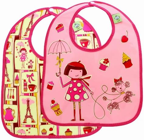 Sugarbooger Mini Bib Gift Set, Cupcake, 2 Count