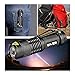 NIANPU 5 Pack Mini Zoomable Cree 7W 350LM Q5 Tactical Flashlight Torch Lamp Light with 3 Mode Adjustable Brightness Power by AA/14500 (BLACK)