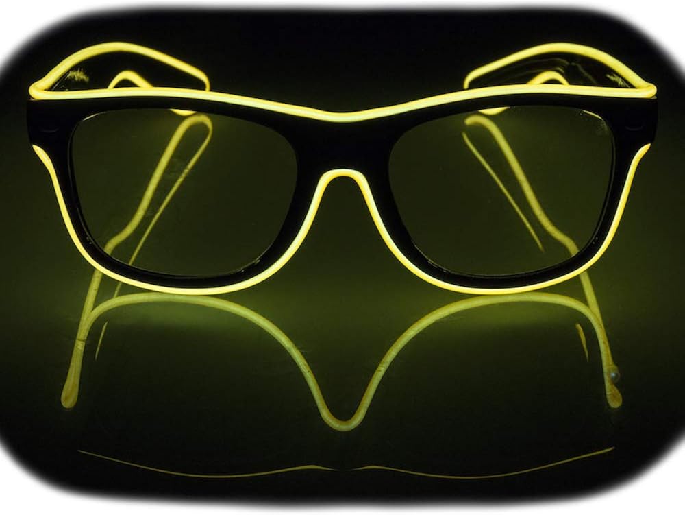 Glow Eye Glasses masks LED Light Up Glasses El Wire Glowing