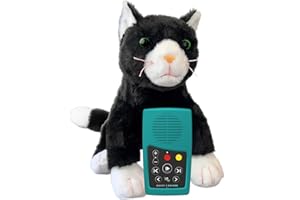 Bible Storyteller Plush Meow Meow, with Devotions and The Complete Towers of Light Series Audiobooks by Allen Brokken on the MegaVoice Solar+ for Kids