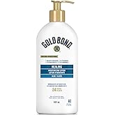Gold Bond Healing Moisturizing Lotion, 400ml Pump Bottle, Healing Body Lotion With Aloe to Soothe and Hydrate Extremely Dry a