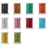 Riverruns Micro Glint Nymph Thread, Holo Flat Tinsel, Fluo Thread Fly Tying Material Proudly from Europe Trigger to The Fish