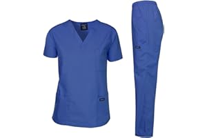 DAGACCI MEDICAL UNIFORM Dagacci Scrubs Medical Uniform Mens Scrub Set Medical Scrubs Top and Pants