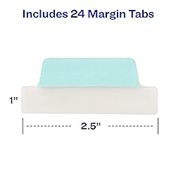 Avery Margin Ultra Tabs, 2.5" x 1", 2-Side